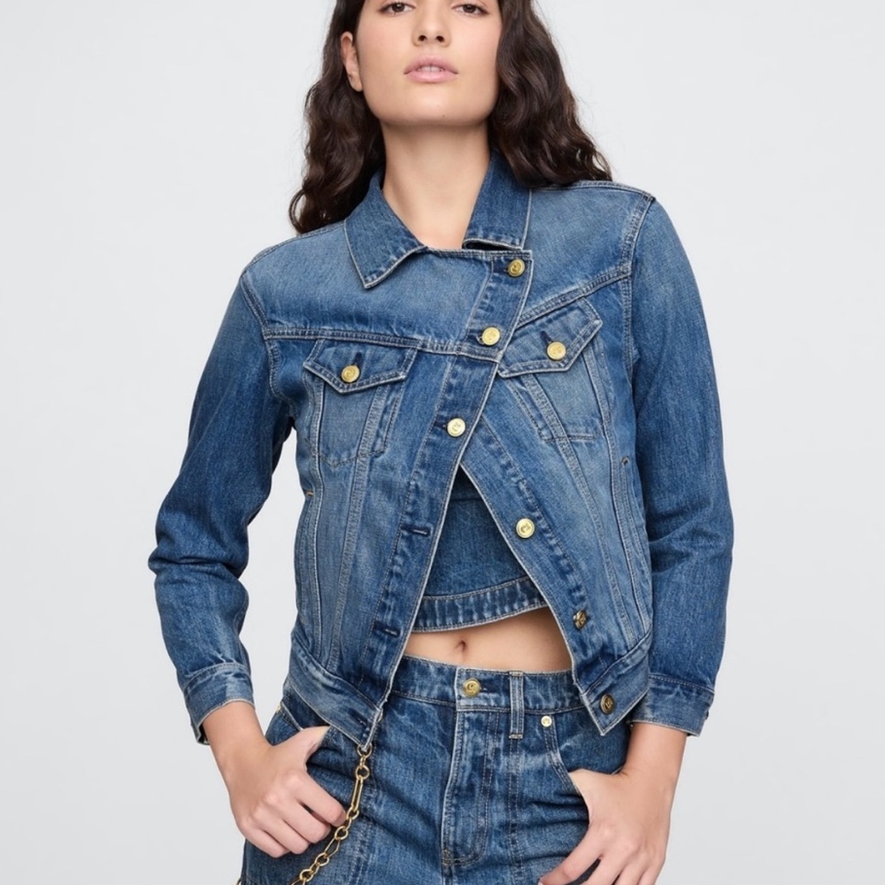 Cult Gaia x GAP collab denim jacket S